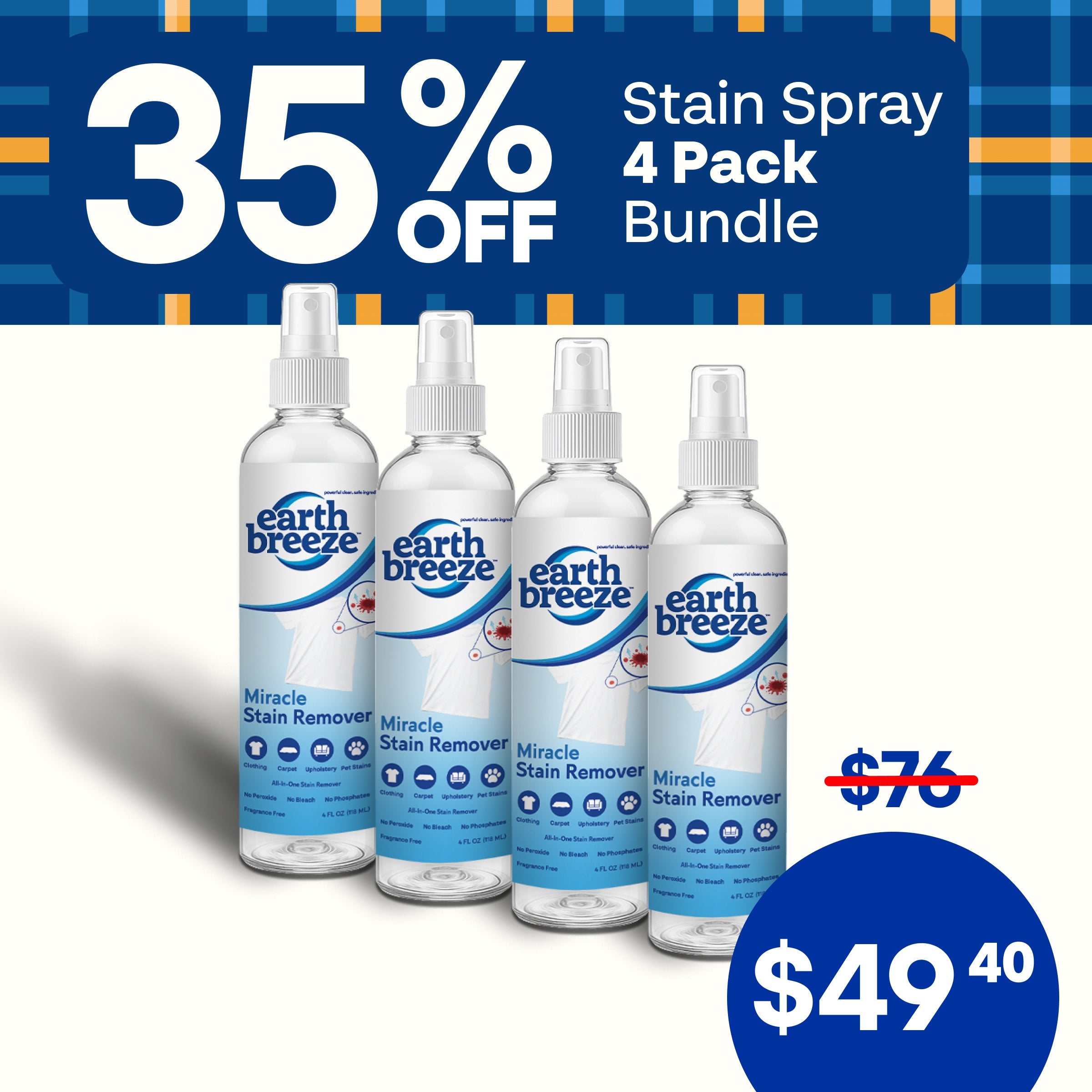 Alternative view of Stain Spray Bundle - 4 Pack